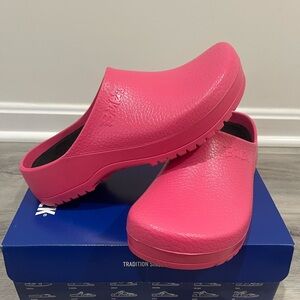 Birkenstock Pink Mules Vibrant Slip-On Comfort